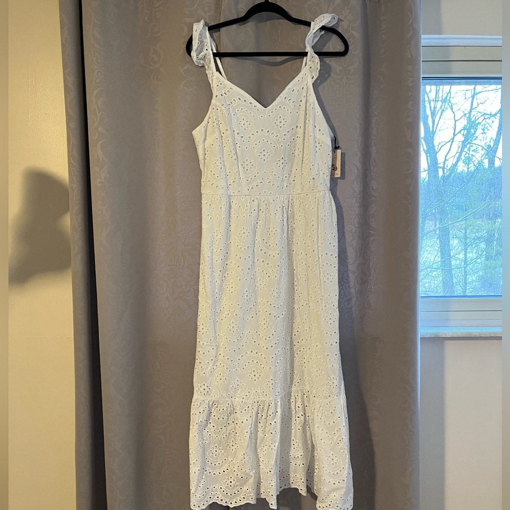 Boho white dress
